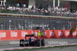 Daniel Ricciardo (AUS) Red Bull Racing RB10. 02.11.2014. Formula 1 World Championship, Rd 17, United States Grand Prix, Austin, Texas, USA, Race Day.