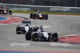 Felipe Massa (BRA) Williams FW36. 02.11.2014. Formula 1 World Championship, Rd 17, United States Grand Prix, Austin, Texas, USA, Race Day.