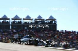 Lewis Hamilton (GBR) Mercedes AMG F1 W05. 01.11.2014. Formula 1 World Championship, Rd 17, United States Grand Prix, Austin, Texas, USA, Qualifying Day.