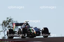 Sergio Perez (MEX) Sahara Force India F1 VJM07. 01.11.2014. Formula 1 World Championship, Rd 17, United States Grand Prix, Austin, Texas, USA, Qualifying Day.