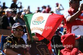 A young Sergio Perez (MEX) Sahara Force India F1 fan. 01.11.2014. Formula 1 World Championship, Rd 17, United States Grand Prix, Austin, Texas, USA, Qualifying Day.