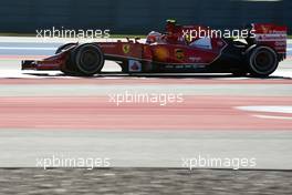 Kimi Raikkonen (FIN) Ferrari F14-T. 01.11.2014. Formula 1 World Championship, Rd 17, United States Grand Prix, Austin, Texas, USA, Qualifying Day.