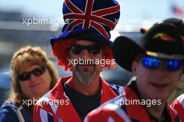 British fans. 01.11.2014. Formula 1 World Championship, Rd 17, United States Grand Prix, Austin, Texas, USA, Qualifying Day.