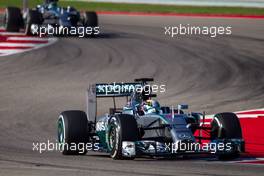 Lewis Hamilton (GBR) Mercedes AMG F1 W05. 01.11.2014. Formula 1 World Championship, Rd 17, United States Grand Prix, Austin, Texas, USA, Qualifying Day.