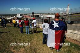Fans. 01.11.2014. Formula 1 World Championship, Rd 17, United States Grand Prix, Austin, Texas, USA, Qualifying Day.