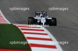 Valtteri Bottas (FIN) Williams FW36. 01.11.2014. Formula 1 World Championship, Rd 17, United States Grand Prix, Austin, Texas, USA, Qualifying Day.