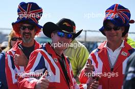 British fans. 01.11.2014. Formula 1 World Championship, Rd 17, United States Grand Prix, Austin, Texas, USA, Qualifying Day.