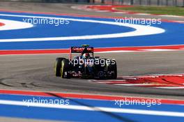 Daniil Kvyat (RUS) Scuderia Toro Rosso STR9. 01.11.2014. Formula 1 World Championship, Rd 17, United States Grand Prix, Austin, Texas, USA, Qualifying Day.