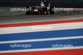 Sebastian Vettel (GER) Red Bull Racing RB10. 01.11.2014. Formula 1 World Championship, Rd 17, United States Grand Prix, Austin, Texas, USA, Qualifying Day.