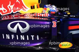 Daniel Ricciardo (AUS) Red Bull Racing RB10 in parc ferme. 01.11.2014. Formula 1 World Championship, Rd 17, United States Grand Prix, Austin, Texas, USA, Qualifying Day.