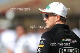 Nico Hulkenberg (GER), Sahara Force India  02.11.2014. Formula 1 World Championship, Rd 17, United States Grand Prix, Austin, Texas, USA, Race Day.