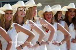 Grid girls. 02.11.2014. Formula 1 World Championship, Rd 17, United States Grand Prix, Austin, Texas, USA, Race Day.