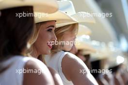 Grid girls. 02.11.2014. Formula 1 World Championship, Rd 17, United States Grand Prix, Austin, Texas, USA, Race Day.