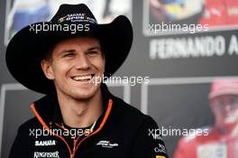 Nico Hulkenberg (GER) Sahara Force India F1. 02.11.2014. Formula 1 World Championship, Rd 17, United States Grand Prix, Austin, Texas, USA, Race Day.