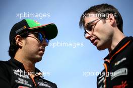 Sergio Perez (MEX), Sahara Force India  02.11.2014. Formula 1 World Championship, Rd 17, United States Grand Prix, Austin, Texas, USA, Race Day.