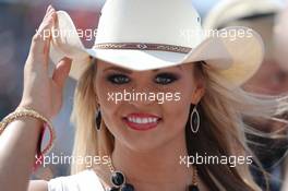 Grid girl. 02.11.2014. Formula 1 World Championship, Rd 17, United States Grand Prix, Austin, Texas, USA, Race Day.