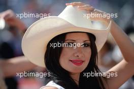 Grid girl. 02.11.2014. Formula 1 World Championship, Rd 17, United States Grand Prix, Austin, Texas, USA, Race Day.