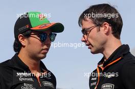 Sergio Perez (MEX), Sahara Force India  02.11.2014. Formula 1 World Championship, Rd 17, United States Grand Prix, Austin, Texas, USA, Race Day.