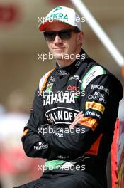 Nico Hulkenberg (GER), Sahara Force India  02.11.2014. Formula 1 World Championship, Rd 17, United States Grand Prix, Austin, Texas, USA, Race Day.