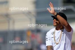 Lewis Hamilton (GBR), Mercedes AMG F1 Team  02.11.2014. Formula 1 World Championship, Rd 17, United States Grand Prix, Austin, Texas, USA, Race Day.