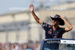 Daniel Ricciardo (AUS), Red Bull Racing  02.11.2014. Formula 1 World Championship, Rd 17, United States Grand Prix, Austin, Texas, USA, Race Day.