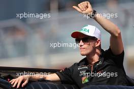 Nico Hulkenberg (GER), Sahara Force India  02.11.2014. Formula 1 World Championship, Rd 17, United States Grand Prix, Austin, Texas, USA, Race Day.