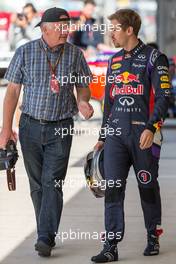 Sebastian Vettel (GER) Red Bull Racing. 02.11.2014. Formula 1 World Championship, Rd 17, United States Grand Prix, Austin, Texas, USA, Race Day.