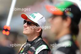 Nico Hulkenberg (GER), Sahara Force India  02.11.2014. Formula 1 World Championship, Rd 17, United States Grand Prix, Austin, Texas, USA, Race Day.