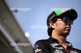 Sergio Perez (MEX), Sahara Force India  02.11.2014. Formula 1 World Championship, Rd 17, United States Grand Prix, Austin, Texas, USA, Race Day.