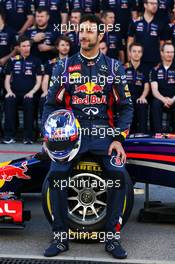 Daniel Ricciardo (AUS) Red Bull Racing at a team photograph. 02.11.2014. Formula 1 World Championship, Rd 17, United States Grand Prix, Austin, Texas, USA, Race Day.