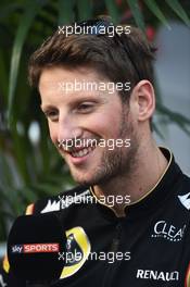Romain Grosjean (FRA) Lotus F1 Team. 30.10.2014. Formula 1 World Championship, Rd 17, United States Grand Prix, Austin, Texas, USA, Preparation Day.