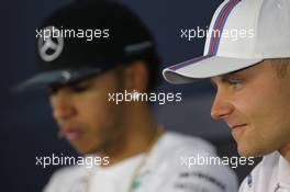 Valtteri Bottas (FIN), Williams F1 Team at the FIA Press Conference 30.10.2014. Formula 1 World Championship, Rd 17, United States Grand Prix, Austin, Texas, USA, Preparation Day.