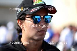 Sergio Perez (MEX) Sahara Force India F1. 30.10.2014. Formula 1 World Championship, Rd 17, United States Grand Prix, Austin, Texas, USA, Preparation Day.