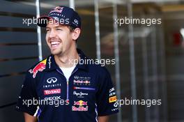 Sebastian Vettel (GER) Red Bull Racing. 30.10.2014. Formula 1 World Championship, Rd 17, United States Grand Prix, Austin, Texas, USA, Preparation Day.