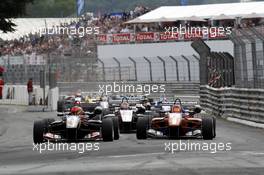 Start of the Race1 10.05.2014. FIA F3 European Championship 2014, Round 3, Race 1, Pau, France