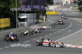 Nicholas Latifi (CAN) Prema Powerteam Dallara F312 Mercedes 28.06.2014. FIA F3 European Championship 2014, Round 6, Race 1, Norisring, Nürnberg