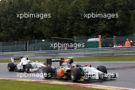 Race 1, Jon Lancaster (GBR) Hilmer Motorsport 23.08.2014. GP2 Series, Rd 8, Spa-Francorchamps, Belgium, Saturday.