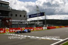 Julian Leal (COL) Carlin 22.08.2014. GP2 Series, Rd 8, Spa-Francorchamps, Belgium, Friday.