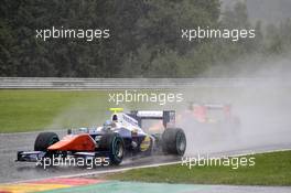 Race 1, Johnny Cecotto Jr. (VEN) Trident 23.08.2014. GP2 Series, Rd 8, Spa-Francorchamps, Belgium, Saturday.