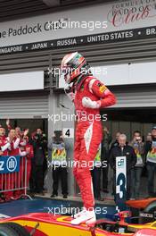 Race 1, 1st position Raffaele Marciello (ITA) Racing Engineering 23.08.2014. GP2 Series, Rd 8, Spa-Francorchamps, Belgium, Saturday.