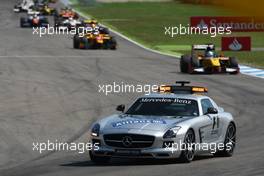 Race 1, The SafetyCar leads the group 19.07.2014. GP2 Series, Rd 6, Hockenheim, Germany, Saturday.