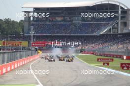 Race 1, The Start 19.07.2014. GP2 Series, Rd 6, Hockenheim, Germany, Saturday.