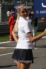 Race 1, Grid Girl 06.09.2014. GP2 Series, Rd 09, Monza, Italy, Saturday.