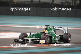Qualifying, Rio Haryanto (IND) EQ8 Caterham Racing 21.11.2014. GP2 Series, Rd 11, Yas Marina Circuit, Abu Dhabi, UAE, Friday.