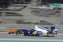 Qualifying, Johnny Cecotto Jr. (VEN) Trident 21.11.2014. GP2 Series, Rd 11, Yas Marina Circuit, Abu Dhabi, UAE, Friday.