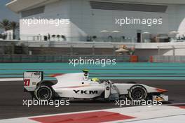 Kimiya Sato (JAP) Euronova Racing 21.11.2014. GP2 Series, Rd 11, Yas Marina Circuit, Abu Dhabi, UAE, Friday.