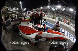 Qualifying, Stoffel Vandoorne (BEL) Art Grand Prix 21.11.2014. GP2 Series, Rd 11, Yas Marina Circuit, Abu Dhabi, UAE, Friday.