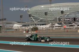 Rio Haryanto (IND) EQ8 Caterham Racing 21.11.2014. GP2 Series, Rd 11, Yas Marina Circuit, Abu Dhabi, UAE, Friday.