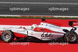Race 1, Crash, Alex Fontana (SUI) Art Grand Prix 21.06.2014. GP3 Series, Rd 2, Spielberg, Austria, Saturday.