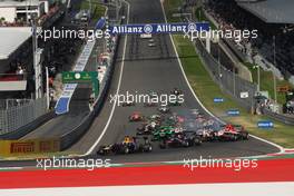 Race 1, Start of the race 21.06.2014. GP3 Series, Rd 2, Spielberg, Austria, Saturday.